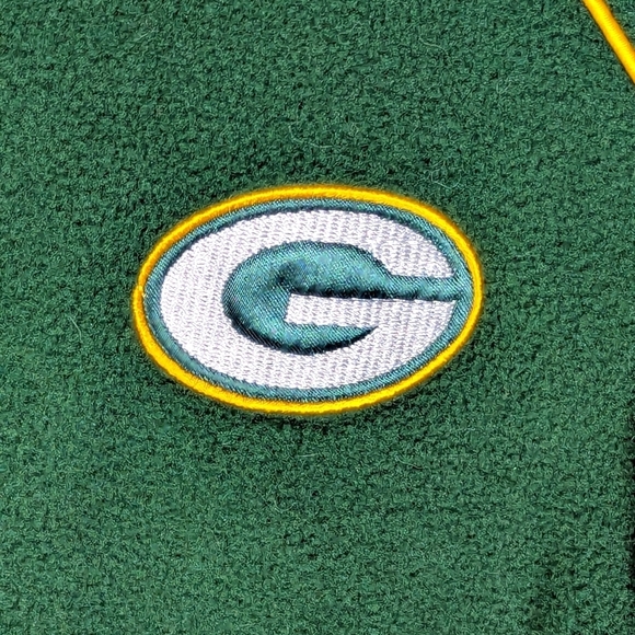 Green Bay Packers Fleece Jacket M - Picture 4 of 6